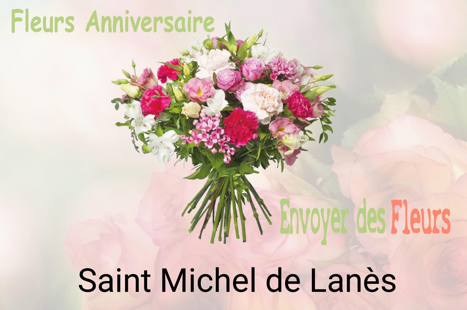 Bouquet de fleurs d’anniversaire livré à Saint-Michel-de-Lanès