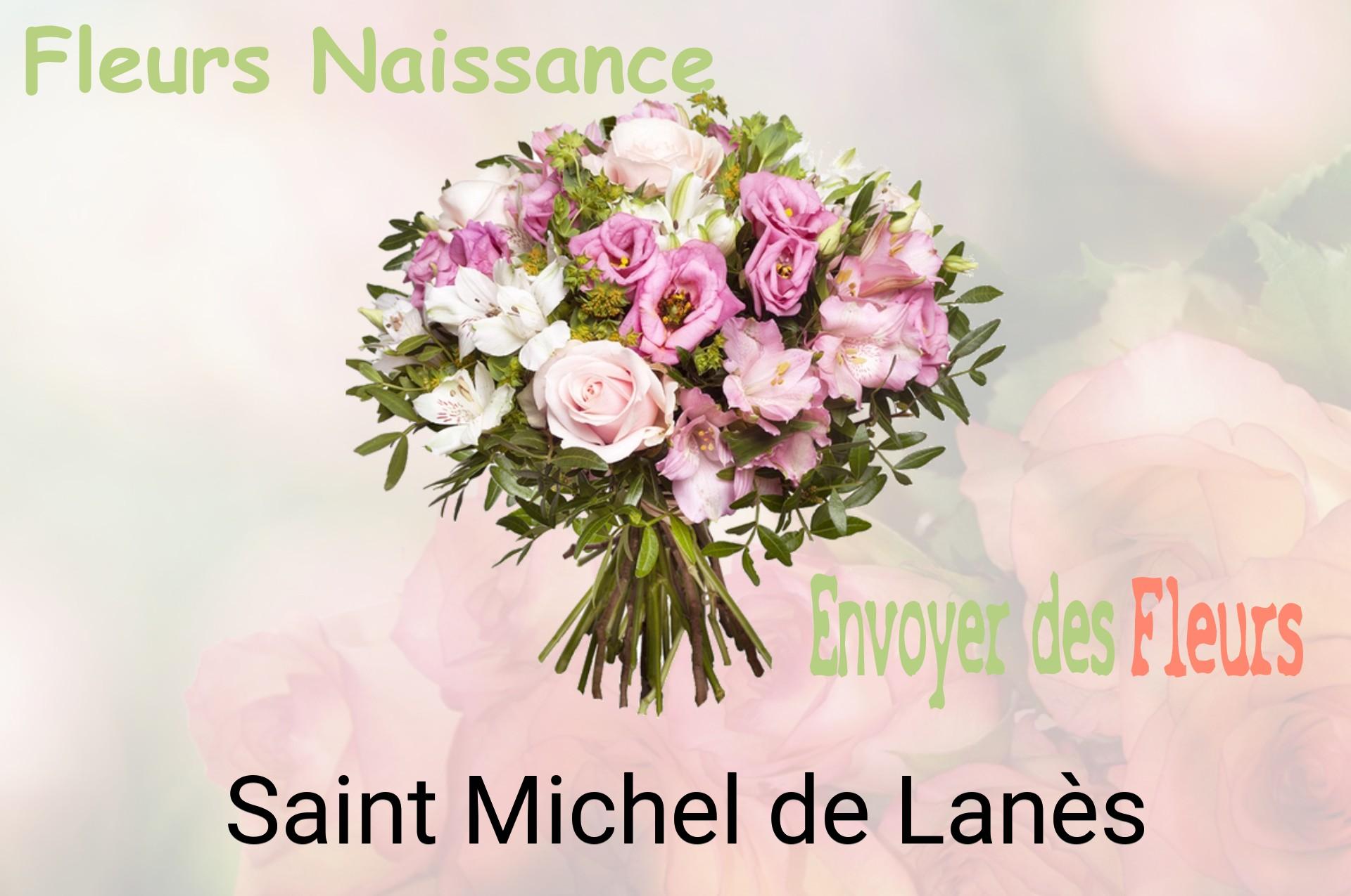 Bouquet de fleurs de naissance livré à Saint-Michel-de-Lanès